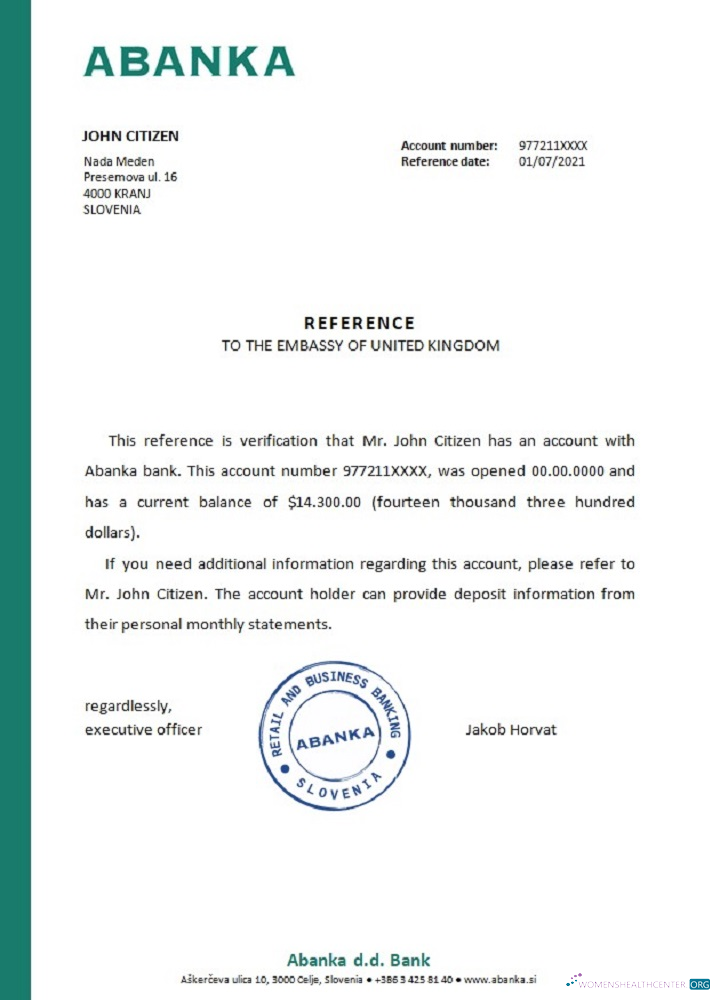 Download Slovenia Abanka reference Photoshop template